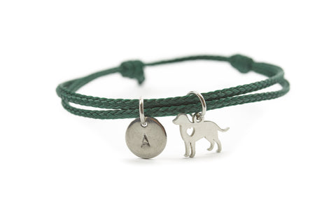 Armband Hund Segeltau Edelstahl Gravur vegan verstellbar